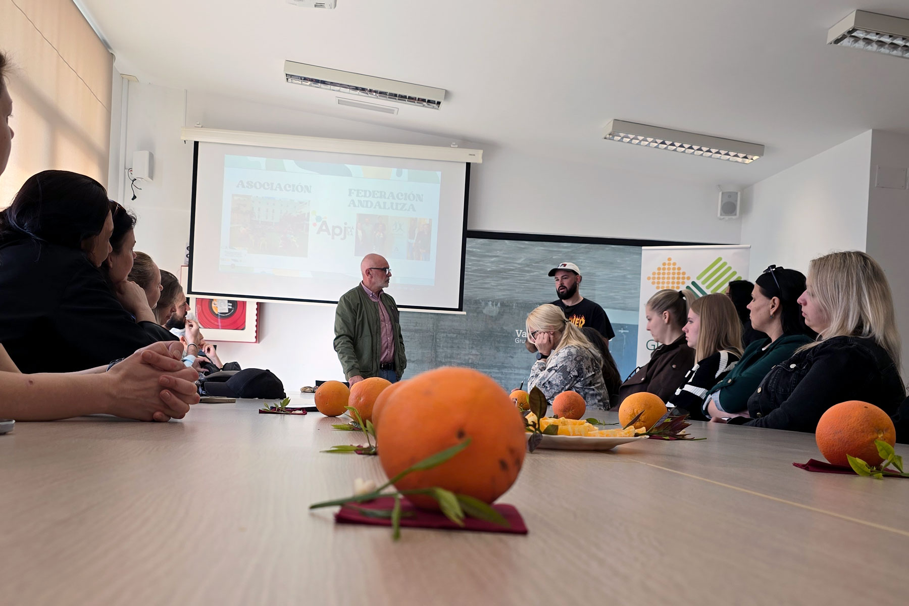 Personal t�cnico de juventud de Letonia visitan el GDR Valle del Guadalhorce para intercambiar modelos de trabajo