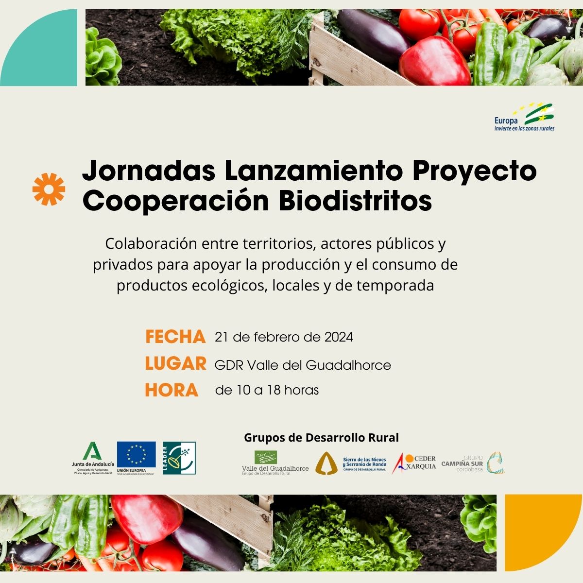 Jornadas Lanzamiento Proyecto Cooperacin Biodistritos 