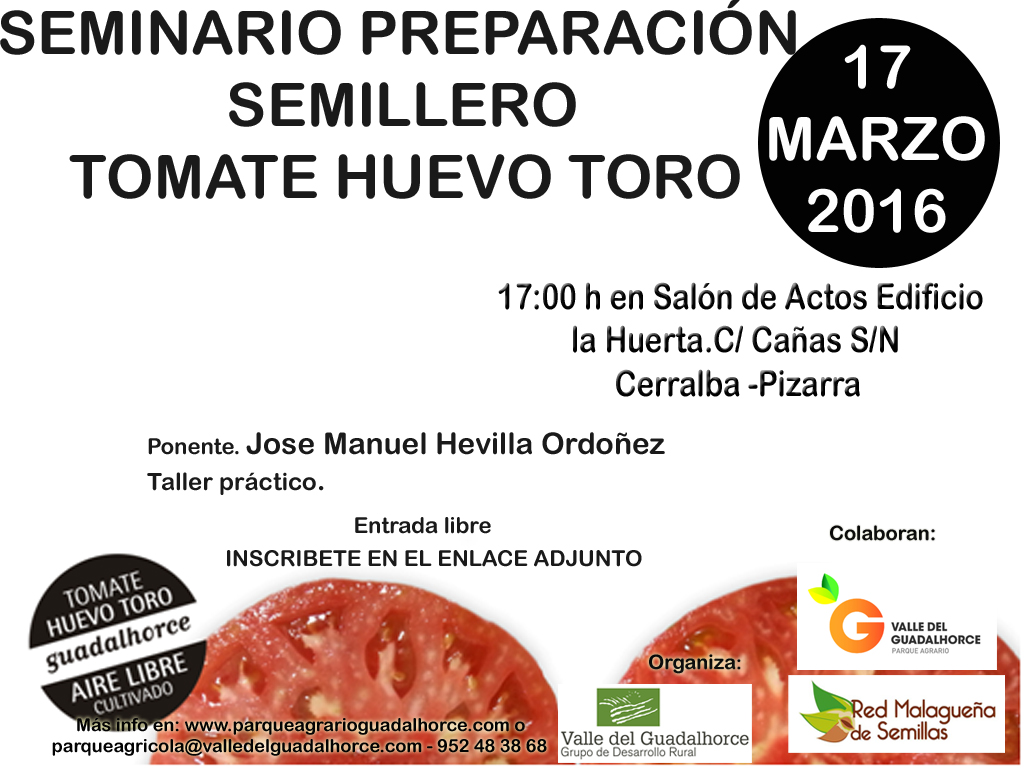 Seminario Preparacin Semillero Tomate Huevo Toro